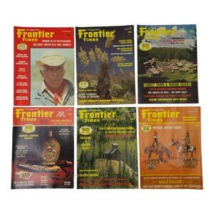 Frontier Times Magazine Lot Of 6 Jan Mar May July Sept Nov 1972 Editions Western